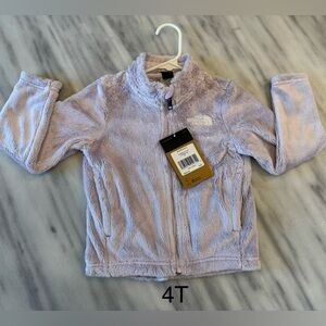 4T The North Face Light Purple Fleece Jacket